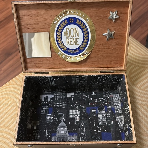 Handmade Cigar Box Purse Collectible Dominican Republic - Picture 6 of 8